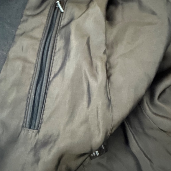 Hoku Johnston & Murphy  brown vintage leather/suede jacket  size 36 - Picture 7 of 7